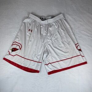 St. Louis‎ Cardinals Shorts Youth XL White Logo Under Armour MLB Baseball Sport